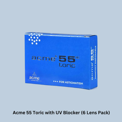 Acme 55 Monthly Toric with UV Blocker (6 Lens/Box)