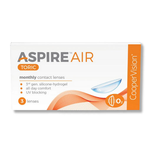 Cooper Vision Aspire Air Toric Monthly (3 lens/box)