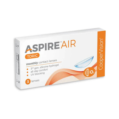 Cooper Vision Aspire Air Toric Monthly (3 lens/box)