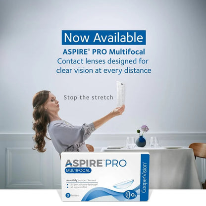 Cooper Vision Aspire Pro Monthly Multifocal Contact Lenses(3 lens/box)