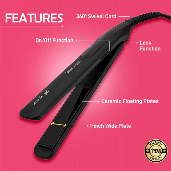 Ikonic Me Hair Straightener Black Beauty