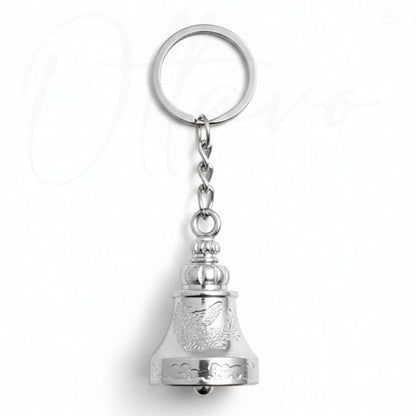 OTTAVO Guardian Bell Keychain, Shine Crom, Tibetan Style, 5 cm Height, Good Luck Charm(Shine Crom)