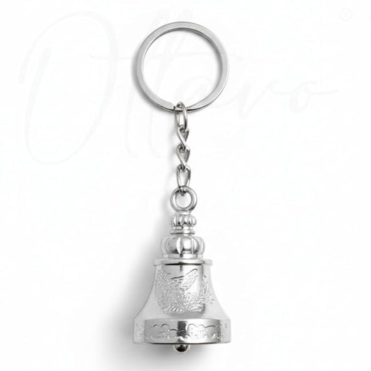 OTTAVO Guardian Bell Keychain, Shine Crom, Tibetan Style, 5 cm Height, Good Luck Charm(Shine Crom)