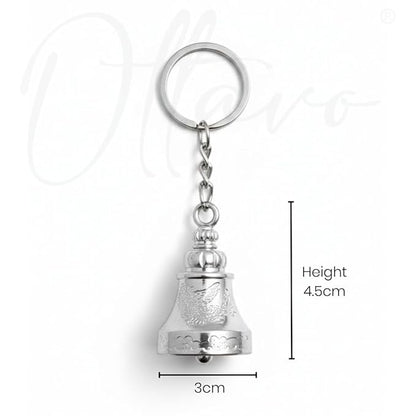 OTTAVO Guardian Bell Keychain, Shine Crom, Tibetan Style, 5 cm Height, Good Luck Charm(Shine Crom)