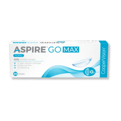 Cooper Vision Aspire Go Max 1 Day Toric (30 lensbox)