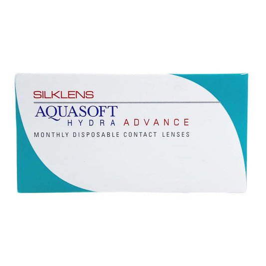 Silklens Aquasoft Hydra Advance Monthly Disposable Contact Lenses( Pack Of 6 Lens Pieces)