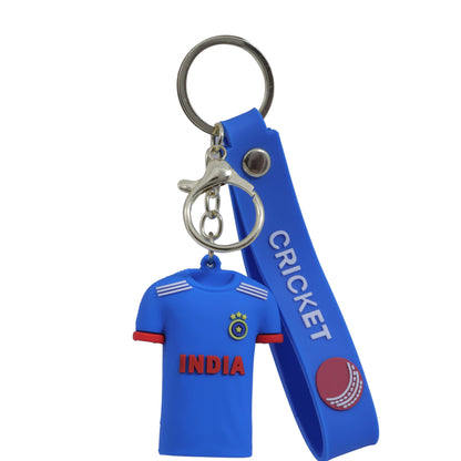 Ottavo Cute Cartoon 3D Silicone High -Quality PVC Material Keychain, Suitable for Boys and Girls(Cricketer Virat)