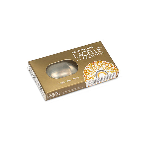 Bausch & Lomb Lacelle Premium Brown Monthly Disposable Contact Lens 2 Pices(1 Lens Left Eye + 1Lens Right Eye)