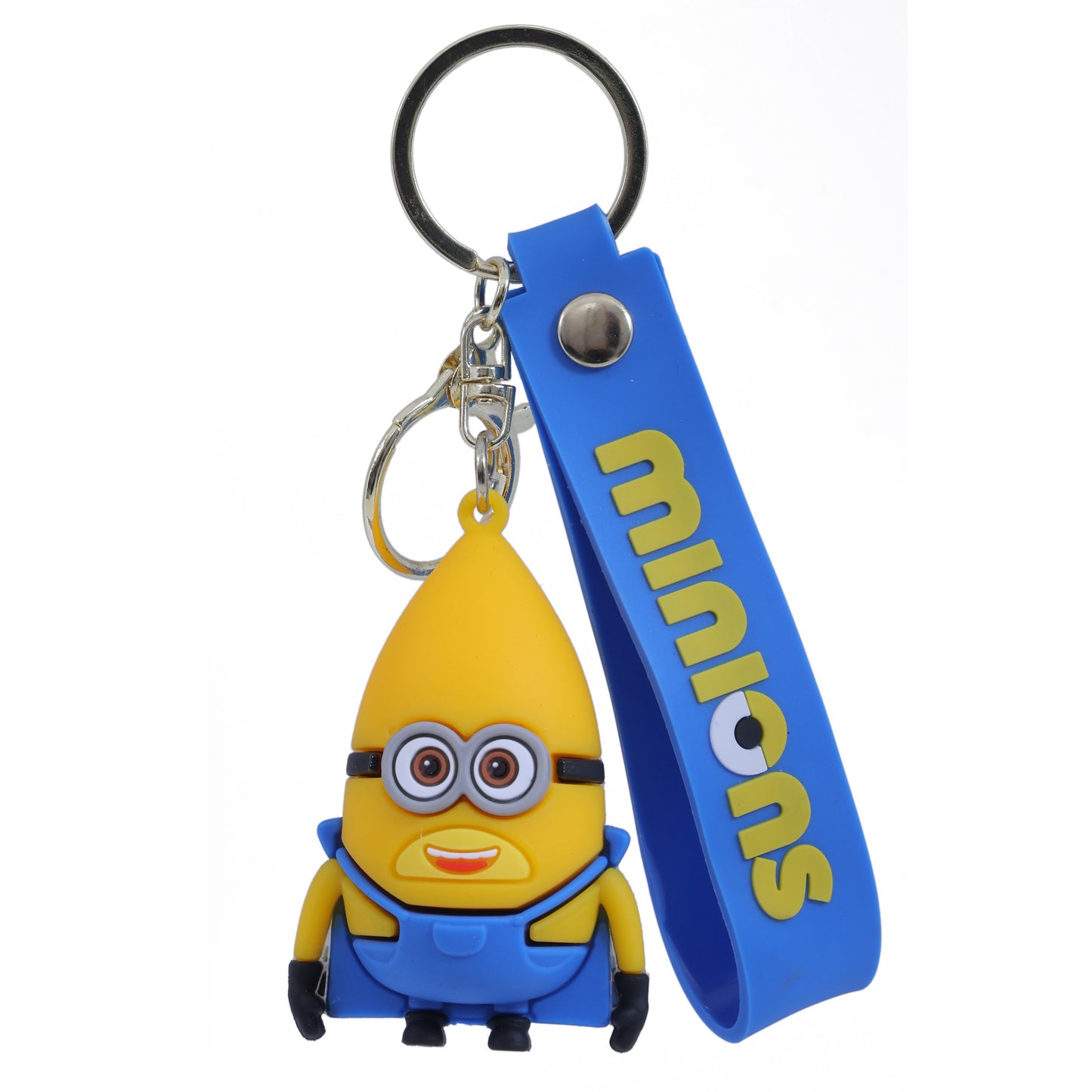 Ottavo Cute Cartoon 3D Silicone High -Quality PVC Material Keychain, Suitable for Boys and Girls(Minions-1)