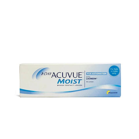 Acuvue 1 Day MOIST for Astigmatism Daily Disposable Contact Lenses 30 lens box | By Johnson & Johnson