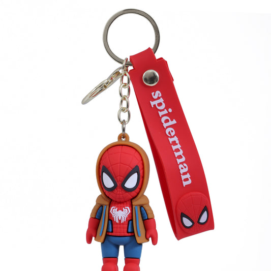 Ottavo Cute Cartoon 3D Silicone High -Quality PVC Material Keychain, Suitable for Boys and Girls(Spiderman-1)