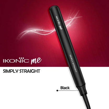 Ikonic Simply Straight Hair Straightener (Black) | By IKONIC