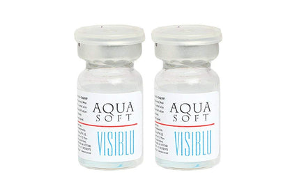 Aquasoft Silklens Visiblue Contact Lens - 2 Pieces