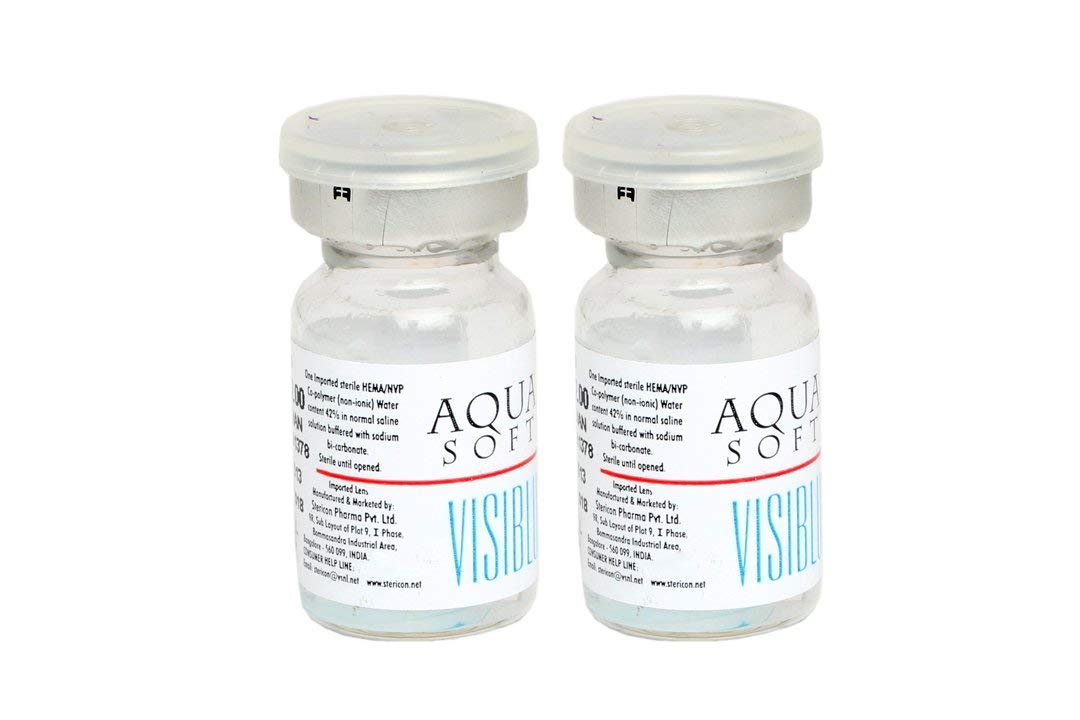 Aquasoft Silklens Visiblue Contact Lens - 2 Pieces