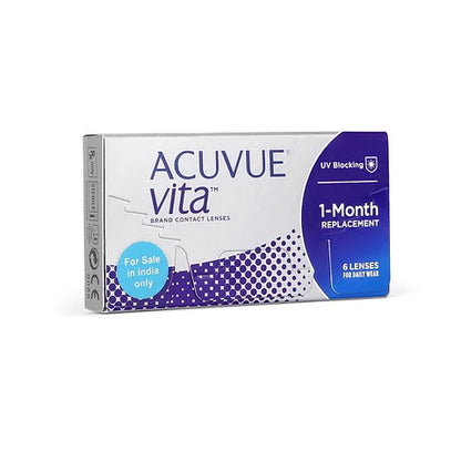 Johnson Johnson Acuvue Vita Monthly Contact Lenses - 6 Lens Box