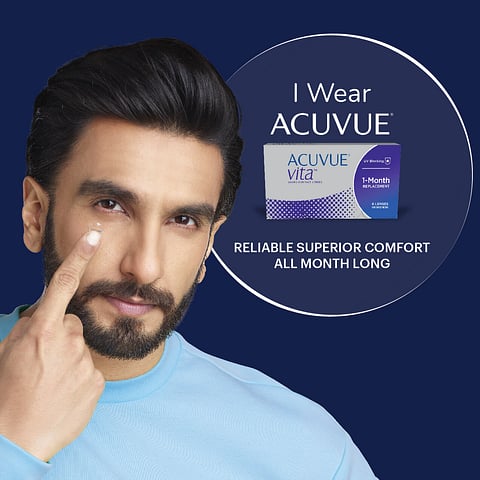 Johnson Johnson Acuvue Vita Monthly Contact Lenses - 6 Lens Box